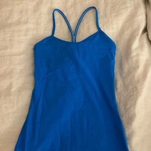 Lululemon, blue workout top size small.